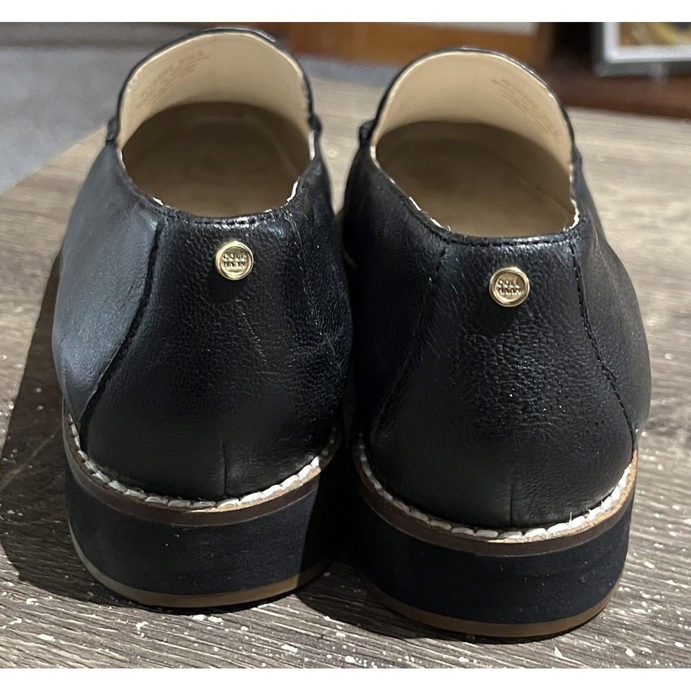 Cole Haan Black Leather Loafers - Picture 5 of 10